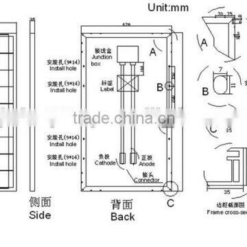 Factory Outlet 120W Polycrystalline Solar Panel photo-2