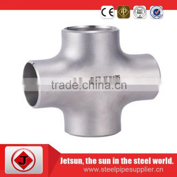 Ansi standard DN15-DN2400(1/2"-96") 4 way gi stainless steel pipe fitting