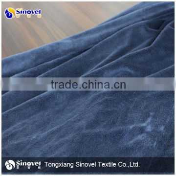 100% polyester velour fabric /toy fabric/cushion fabric