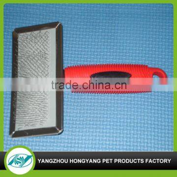 Professional and hot sale plastic cleaning tool large pet slicker brush