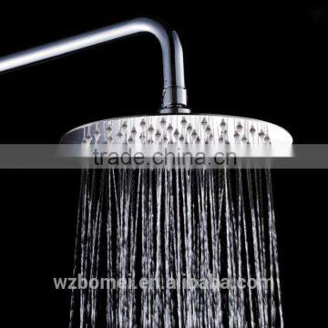 Super thin 8 inch 20cm 304 stainless steel round rainfall shower head