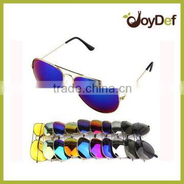 The newest stylish style metal thin lens cool unisex customized logo hot sell polarized sunglasses with mirror lens