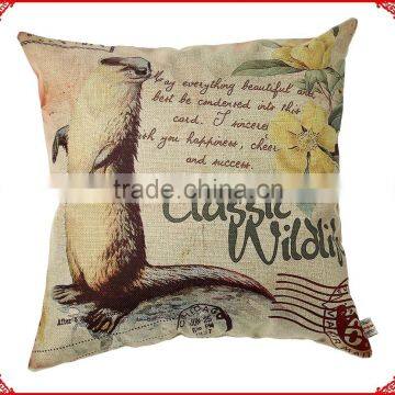 Custom Digital Printing Natural Line Material Washable Pillow Case photo-3