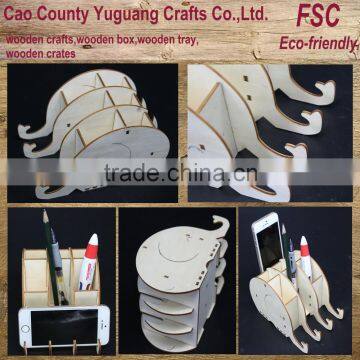 plywood storage craft,storage craft on office table,telephone holder