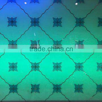 Acid Ice Glass Decorative for Door,decorative Glass for Windows for Iraq, Pakistan photo-5