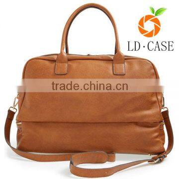 Leather bag Men Factory Wholesale Fashion Casual Custom PU Leather Travel Bag