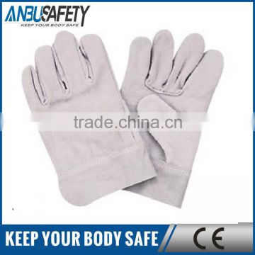 cow split leather Reinforce palm full palm conbination gloves