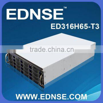 ED316H65-T3-E 16 Bay Hot Swappable 3U Rackmount Chassis for Network Storage