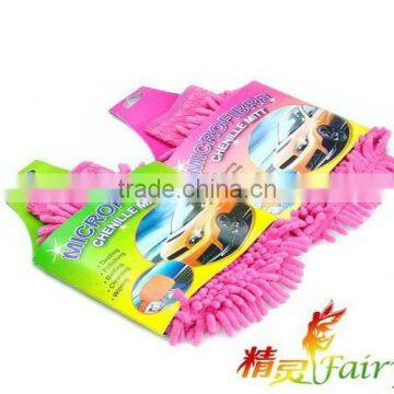 China Commercial Washing Mitts(luxury Worm Chenille) photo-2