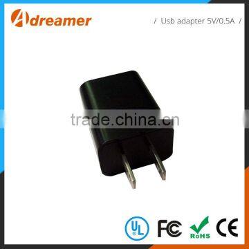 Low Price Multi Wall Mount 5V 0.5A Wholesale Mini Usb Wall Charger