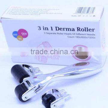 3-In-1 Kit Micro Derma Roller Titanium 180/600/1200 Needles photo-3
