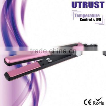 Best price 2015 pro lcd display PTC flat iron best protein hair straightener