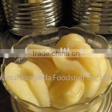 Canned bartlett pear