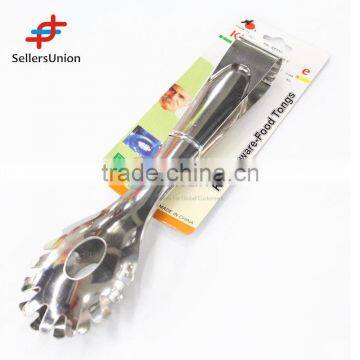 2016 hot sale No.1 Yiwu agent commission agent wanted Stainless Steel Kitchen Meat Ice Serving Food Tongs