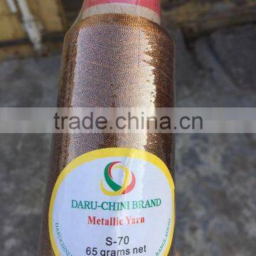 Bangladesh market MS type S-14 gold net w. 65g package lurex yarn
