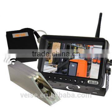 Forklift mast view video surveillance camera with power pack