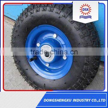 Commercial Cheap Coated Wheelbarrow Rubber Coated Wheel 4x4 photo-5