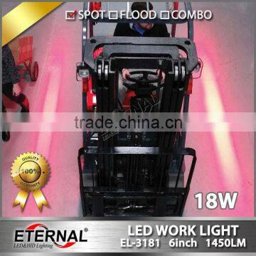 red zone forklift safety light 18W high power industry machinery construction equipment safety light red line