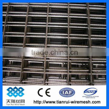 Reinforcing welded wire mesh panel for construction