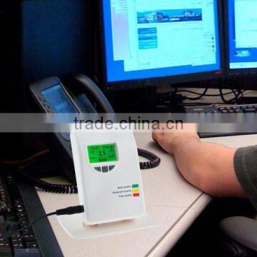 Wallmount Desktop Gas Detector Air Quality Meter VOC Tester Humidity Temperature Display Color Indicator photo-3