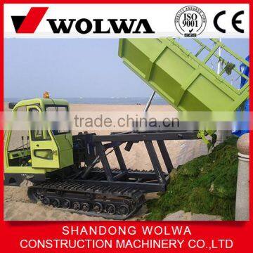 cheap price crawler moving type dumper truck with loading weight 3 ton