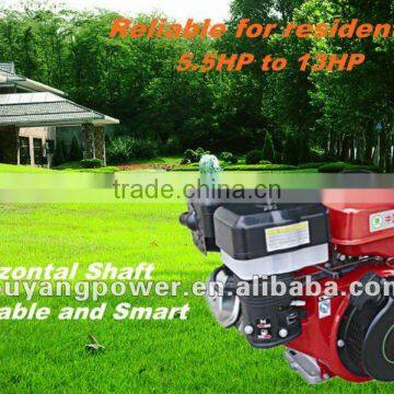 Air-cooled 9Hp Horizontal shaft gasoline engine