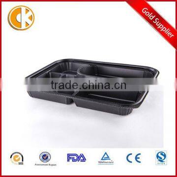 5-Compartments Disposable Plastic PP Bento Lunch Box ,Food Container photo-1