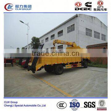 Dongfeng 4*2 4*4 Type 190 Hp Truck With Crane 3 Ton Crane Truck photo-4