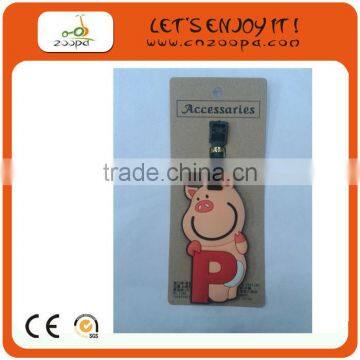 PVC Personalized Metal hard plastic Luggage Tag