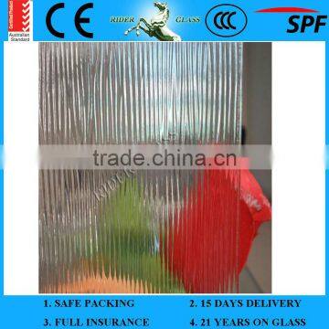 3.5mm Patterned/Rolled/Figured Glass(Gonshi; Rose; Raindown; Diamond; Mistlite; Oceanic; Chinchilla) photo-4