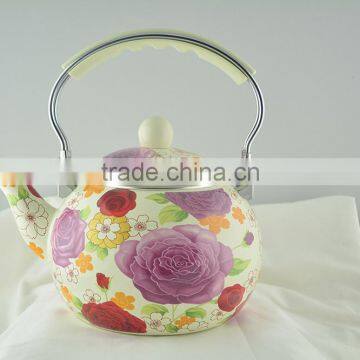 ENAMEL KETTLE MELON SHAPE DECOR photo-3