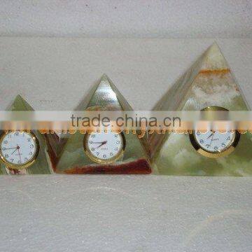 The Most Beautiful WholeSale 2017 New Design CLOCKS ONYX MARBLE HANDICRAFTS photo-3