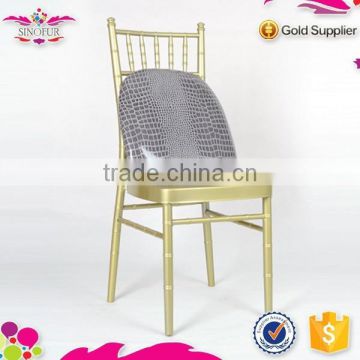 Brand new Qindao Sinofur wedding metal wholesale chiavari chair