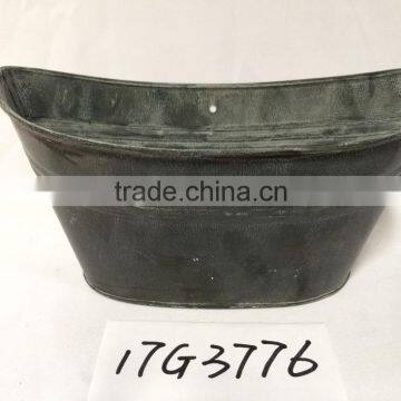 Batch Wholesale Different Types Garden Gnome Metal Flower Pots That Are Slanted photo-6