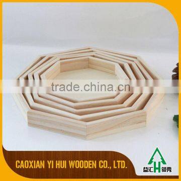 Big Customers Cooperation Unfinished Wooden Tray
