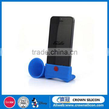 Silicone mobile phone loud speaker for iphone 5/5s