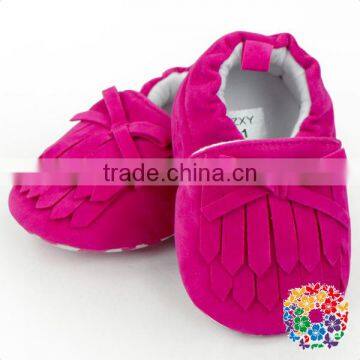 Red Bow Fringe Newborn Baby Warm Winter Shoes Wholesale photo-6