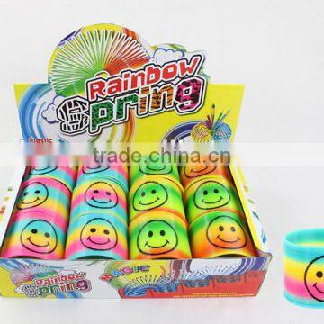 whosesale promotional plastic magic rainbow spring kids educational toys/hot sale promotional gift magic rainbow circle