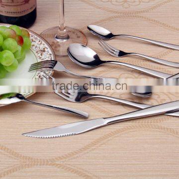 Stainless Steel Tableware 7pcs Dinnerware Sets Spoon Knife Fork