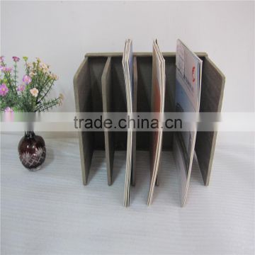 Office desk file receive receive basket wooden bookend