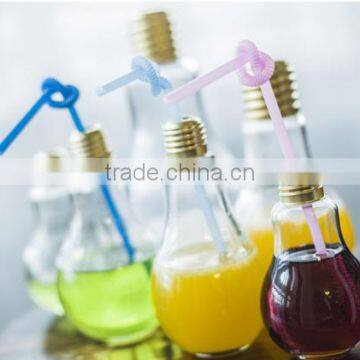 Christmas Gift Bottles Clear Light Bulb PET Plastic Decorative Bottle photo-3