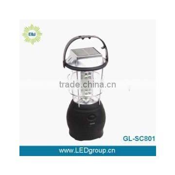 LED solar camping lantern