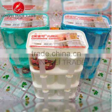 Round plastic container Box Sets