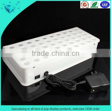 White Plastic Acrylic Ballpoint Pen Display Shelf for Retail Shop photo-4