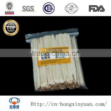 100% Natural Birch Material Disposable Wooden Chip Fruit Fork photo-3