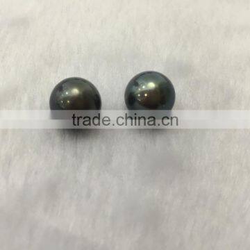 Wholesale 11-12mm AAA Black Undrilled Loose Tahitian Pearl photo-3