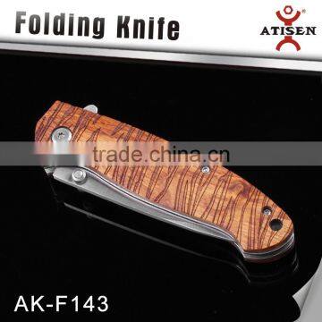 3Cr13 Blade Camping Knife With Wood Handle Pocket Knife Tools