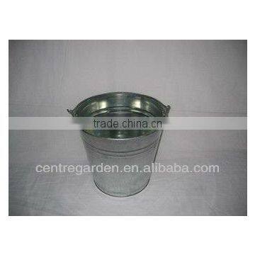 Garden assist galvanized metal 6L buckets and pails