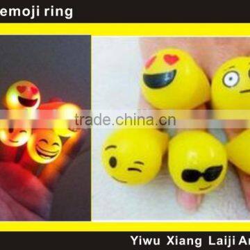 Emoji Flashing Soft Ring