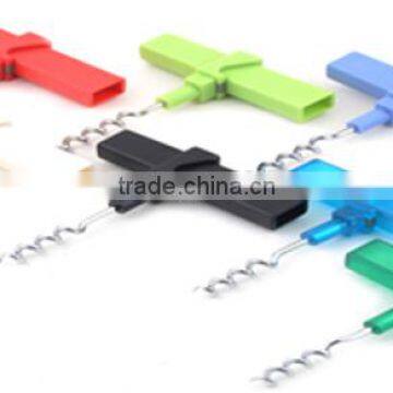 A45-SF0017 High Quality T Shape Wine Bottle Opener Corkscrew